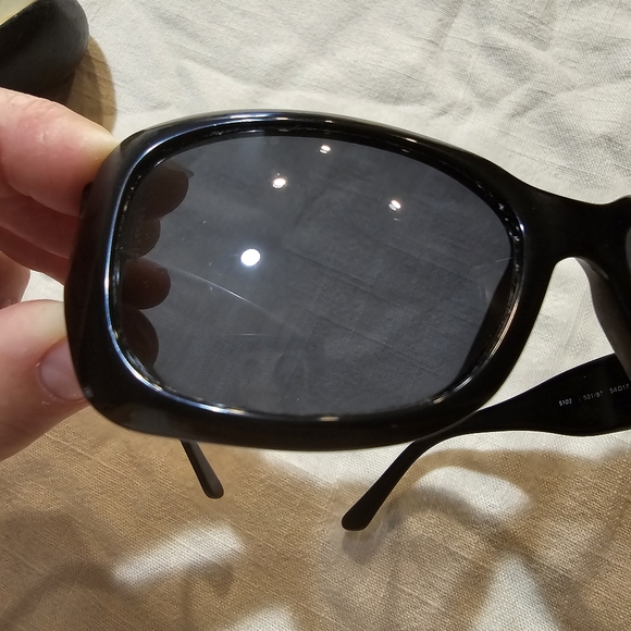 Chanel Authentic Black Silver Embellished    Sunglasses Made in Italy - Picture 13 of 13